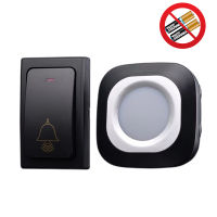 Self-Powered Outdoor Wireless Doorbell Push Button No Batery Required 36เพลง Ring Door Bell House Chimes Receiver