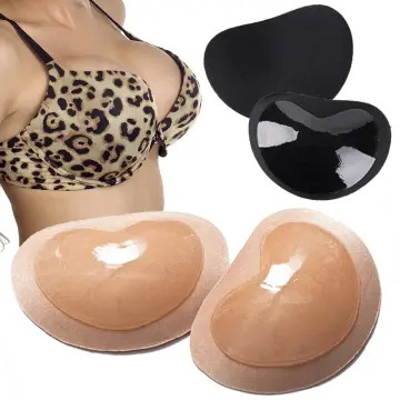 Women Thick Sponge Heart Bra Pads Push Up Breast Removable Bra