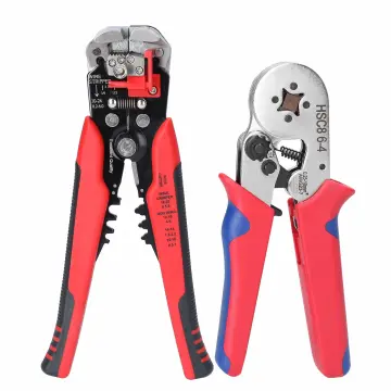 Wire Ferrule Crimping Tools Tube Terminal Crimping Pliers HSC8 6-4  0.25-10mm²/6-6 0.25-6mm² Electrician Fixtures Wire Tips