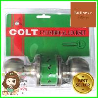 ลูกบิดห้องน้ำ COLT 3022 BK/SS หัวกลม สีสเตนเลสCOLT 3022 BK/SS STAINLESS STEEL BATHROOM KNOB **คุณภาพดี**