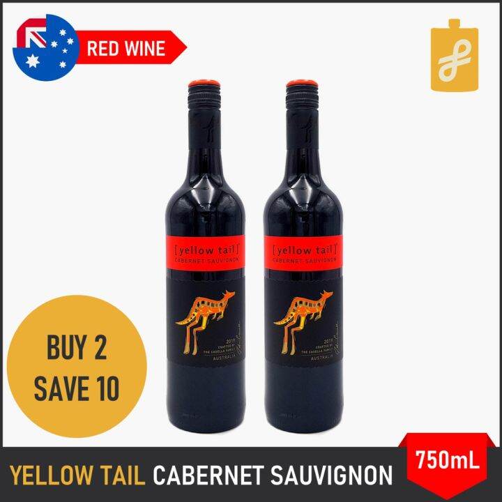 Yellow Tail Sauvignon Red Wine 750mL 2 Set Lazada PH