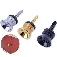 【lz】♦✾  Guitar Strap Locks End Pins Tail Nail Lock Button Pegs Screw Flat Head para Guitarra Elétrica Clássica Acústica Ukulele Baixo 2Pcs