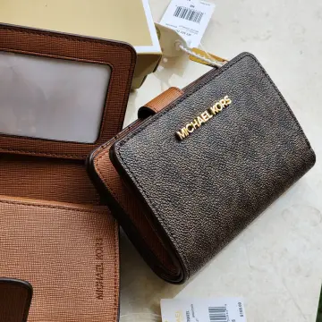 Buy Michael Kors Men Brown All-Over MK Bi-Fold Wallet Online