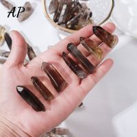 50g/Bag Natural Crystal Smokey Quartz Single Point Tea Crystal Rough Mineral Specimen Reiki Healing Stone For Home Decoration