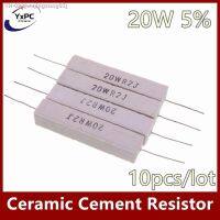 ◄ 10pcs 20W 5 Cement Resistor Power Resistance 0.1 10K 0.1R 0.5R 10R 50R 0.22 0.33 0.5 1 2 5 8 10 20 30 50 100 1K 3.3K 4.7K ohm