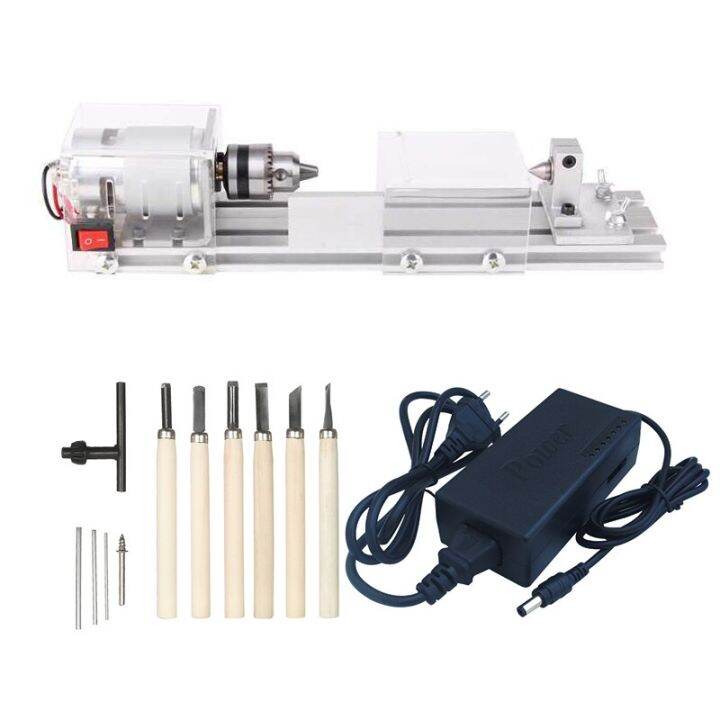 Metal Mini Lathe Machine Woodworking Tools Lathe Grinding Polishing