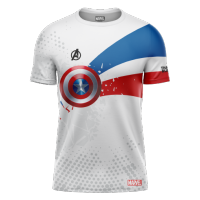 เสื้อวิ่ง เสื้อกีฬา Thairun MARVEL Captain America ลิขสิทธิ์แท้