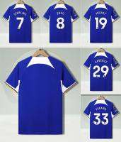 S-3XL 23 24 Adult Home SOCCER JERSEYS CHELSEAND 2023 2024 ENZO Football Uniform STERLING MOUNT HAVERTZ CUCURELLA B.BADIASHILE MUDRYK JOAO FELIX N.JACKSON NKUNKU BROJA CHILWELL GALLAGHER JAMES COLWILL GUSTO FOFANA Football T-shirt