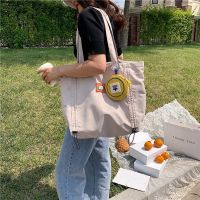 Japanese Harajuku Simple All-Match Shoulder Bag Womens 2022 New Large Capacity Portable Tote Bag Supply 2023