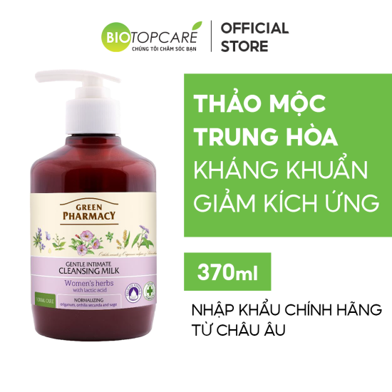 Dung dịch vệ sinh phụ nữ dạng sữa zelenaya apteka trung hòa chiết xuất - ảnh sản phẩm 1