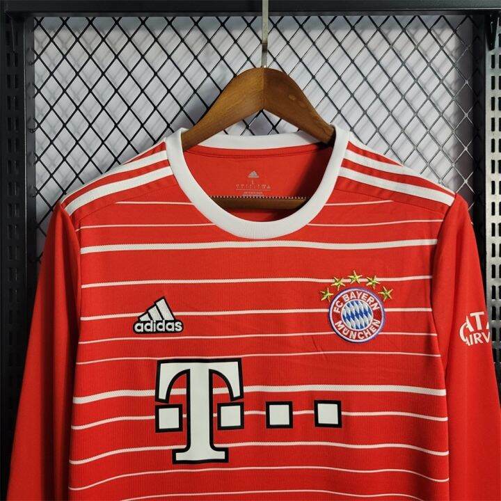 22-23-bayern-munchen-home-fans-long-sleeve-version-football-shirt