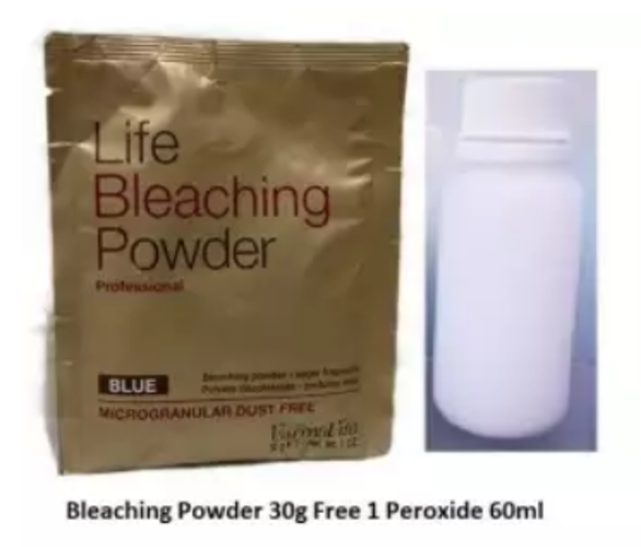 Bleaching Powder 30g + Developer Set 60ml FARMAVITA Dust Free 30g Lazada
