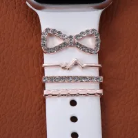 【Jump】เข็มกลัดสร้อยข้อมือเพชรตกแต่งแหวน Wristbelt Charms ForWatch Band Watch Band OrnamentForWatch Band