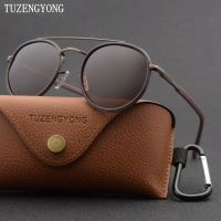 New Gothic Steampunk Sunglasses Polarized Men Women Brand Designer Vintage Metal Frame Sun Glasses High Quality UV400