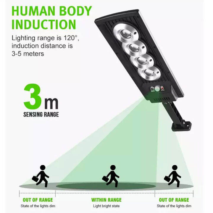 ไฟถนนโซล่าเซลล์เปิดปิดอัตโนมัติ-พร้อมรีโม-cob-solar-กันน้ำ-ติดตั้งง่าย-ค่าไฟฟรี-ไฟนอกอาคาร-โคมไฟติดถนน-โคมไฟสนาม