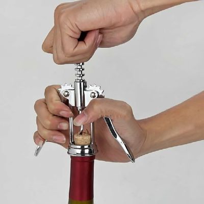 【☸2023 New☸】 liuaihong ที่เปิดจุกไวน์ที่เปิดขวดไวน์ที่เปิดขวดที่ถอดจุกเปิดจุกโลหะแบบปีกที่เปิดขวดไวน์แดงสแตนเลสพกพา