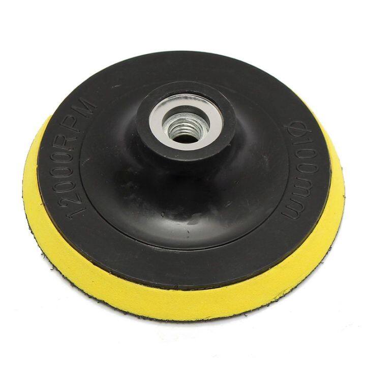 2pcs-100mm-polisher-bonnet-pad-angle-grinder-wheel-polishing-sand-paper-disc