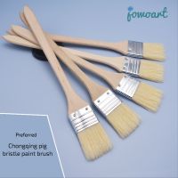 Selected Chongqing pig bristle paint brush oil painting acrylic gouache wall painting row pen BBQ barbecue cleaning board brush Paint Tools Accessorie