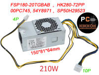 Power Supply Lenovo 10+4Pin สายยาว 210W Model FSP210-20TGBAB/FSP180-20TGBAB ประกัน 1เดือน มือสอง ใส่ได้หลายรุ่นคับ