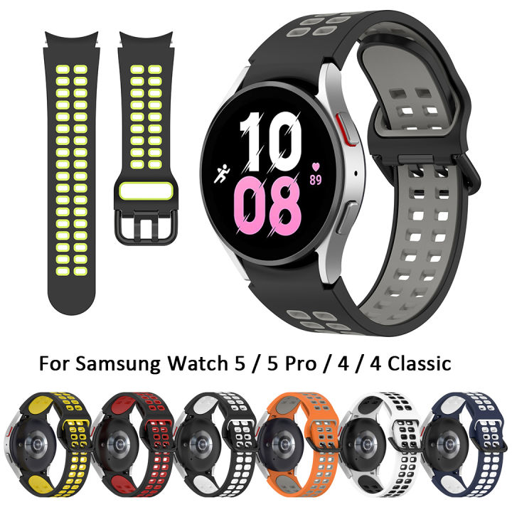 Sports Silicone Strap For Samsung Galaxy Watch 5/4 44mm 40mm Watch