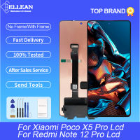 6.67นิ้วสำหรับ Xiaomi Poco X5 Pro Lcd Touch Screen Digitizer 22101320G 22101320I สำหรับ Redmi Note 12 Pro จอแสดงผลเครื่องมือ