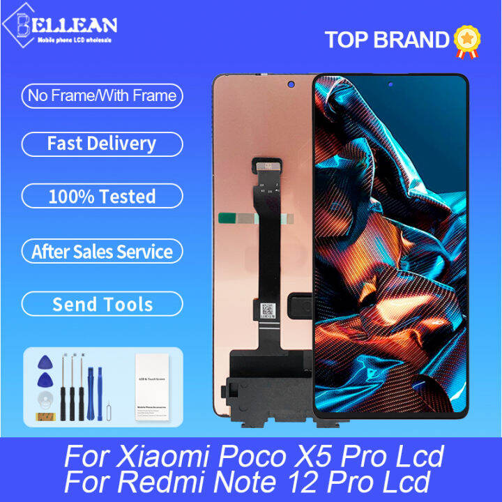 6-67นิ้วสำหรับ-xiaomi-poco-x5-pro-lcd-touch-screen-digitizer-22101320g-22101320i-สำหรับ-redmi-note-12-pro-จอแสดงผลเครื่องมือ