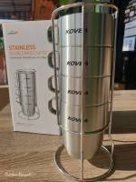 Kovea Stainless Double Mug Cup Set