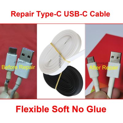 3:1 Heat Shrink Tubing memperbaiki USB-A ke tipe-c USB-C Data Charger kabel lengan bungkus kawat