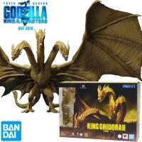 Model โมเดล งานแท้ 100% Bandai Taichi Yamada S.H.MonsterArts King Ghidorah 2019 คิงกิโดราห์ มังกรทอง 3 หัว จากเรื่อง Godzilla ก็อดซิลล่า 2 ราชันแห่งมอนสเตอร์ กิโดร่า Ver Figma ฟิกม่า Anime ขยับแขน-ขาได้ ของขวัญ นำเข้าจากญี่ปุ่น manga Figure ฟิกเกอร์