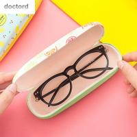 DOCTORD เคสแว่นตาสำหรับเด็ก,กล่องแว่นตาหนัง PU ลายกล้วยแตงโมน่ารักสำหรับเด็กผู้หญิงกล่องแว่นตาป้องกันแว่นตาสำหรับผู้ชายสีพีชกล่องแว่นตากันแดดผู้หญิงกล่องแว่นตากระเป๋าเก็บของผลไม้กล่องแว่นตา