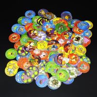 30ชิ้นการ์ดสะสมโปเกมอน Pikachu Trainer Tazos Pokemon Starter Pikachu Trainer Pogs Cheetos Chipitaps 1st Edition พร้อม Stockfa54628730