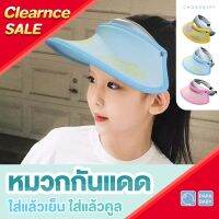 PapaBaby หมวกกันแดด หมวกเด็กปรับระดับได้ หมวกบังแดด หมวกแกร๊ป sale ล้างสต็อก