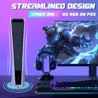 IINE Cooling Accessories RGB Cooler Base Stand Cooling Fans Base With LED Light Compatible Playstation 5