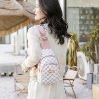 New Style Fashionable All-Match Chest Bag Texture Printed Messenger Temperament Travel Women One-Shoulder Western 【AUG】