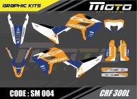 สติ๊กเกอร์วิบาก Honda CRF 300 L 2021 ทั้งคัน Graphic kit สติ๊กเกอร์เคลือบเงา สุดคุ้ม