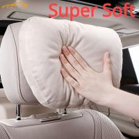 Maybach Design S Class Ultra Soft Natrual Car Headrest Neck Seat Cushion Headrest Covers For Mercedes-Benz BMW Audi Toyota Honda Seat Cushions