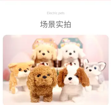 Toy Dogs That Walk And Bark Stuffed Animal Electronic Interactive Toy  Walking Toy Dog Singing Walking