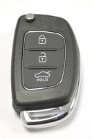 RFC 3 Button Flip Key Case Car Key Shell Case 3 Button Case For Hyundai I10 I20 I40 IX35 Santa Fe Remote Fob