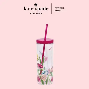 Kate Spade New York Rise & Shine Acrylic Tumbler with Straw