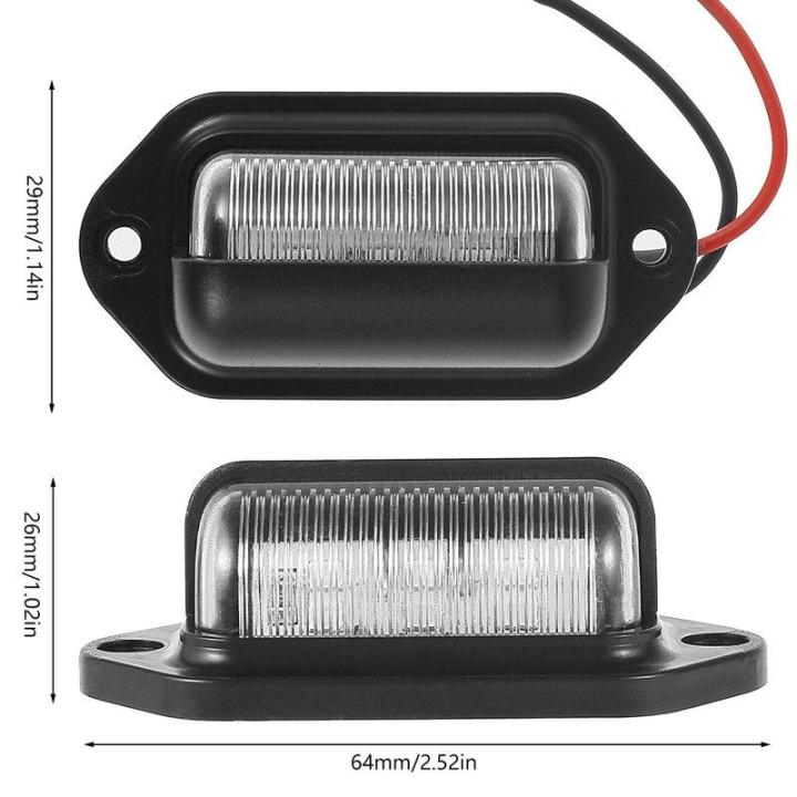 ไฟ-led-เคสโทรศัพท์ซัมซุง2ชิ้นไฟแผ่นป้ายทะเบียนรถยนต์กันน้ำ12v-24v-6-v-ป้ายทะเบียนหลอดไฟ-led-ไฟป้ายทะเบียนโคมไฟแผ่นตัวเลขไฟเลขหมายสากล-xinanhome