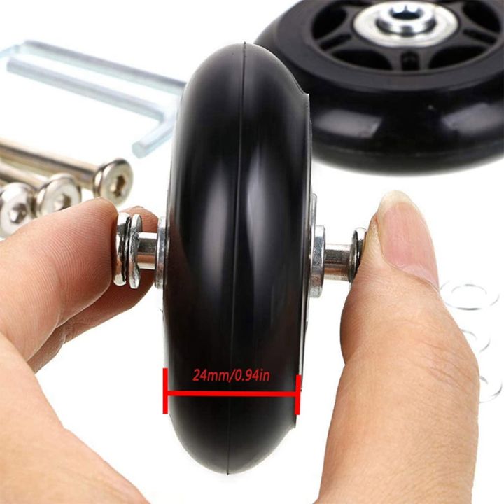 suitcase-luggage-wheel-spare-parts-kits-rubber-universal-wheels-swivel-caster-bearingtool-od-80-w-24-id-6-axles-36-40mm