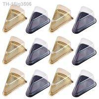 ♛ 16ig3506 40Pcs Caixas Fatia de Do Recipientes Plástico De Bolos Embalagem Triangular