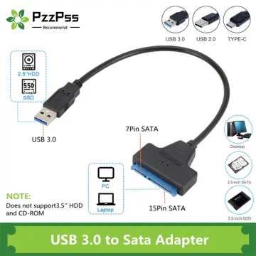 New USB SATA 3 Cable Sata To USB 3.0 Adapter UP To 6 Gbps Support 2.5Inch  External SSD HDD Hard Drive 22 Pin Sata III A25 2.0