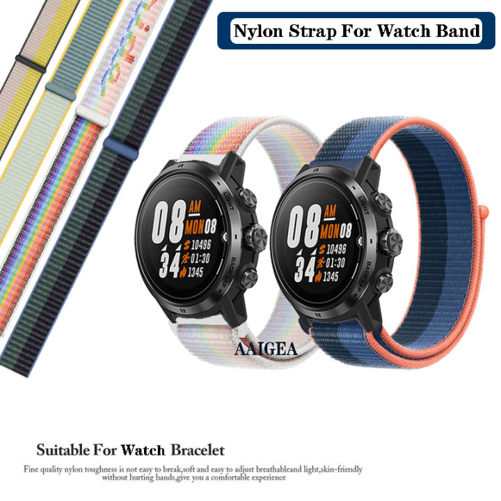 Sports Nylon Loop Watch Strap Band Bracelet For COROS APEX Pro 46MM 42MM PACE  2