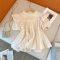 Fast Shipping Lyx Sweet Lotus Leaf Doll Shirt Female Summer Korean Temperament High -Level Sense Niche Design