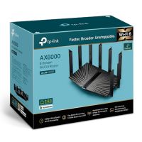 TP-Link Archer AX80 AX6000 8-Stream Wi-Fi 6 Router with 2.5G Port เราเตอร์ไวไฟ6 ดูวิดีโอสตรีมมิ่ง และดาวน์โหลดในเวลาเดียวกัน