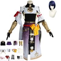 New High-Quality  Genshin Impact Kujo Sara Cosplay Costume Uniform Wig Anime Halloween Carnival Costumes For Women Game