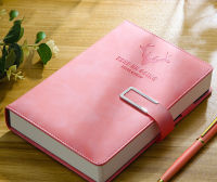Simple Notebook School Supplies A5 Log Notebook Diary Compact Notepad A5 Deer Head Notebook Soft Leather Notebook