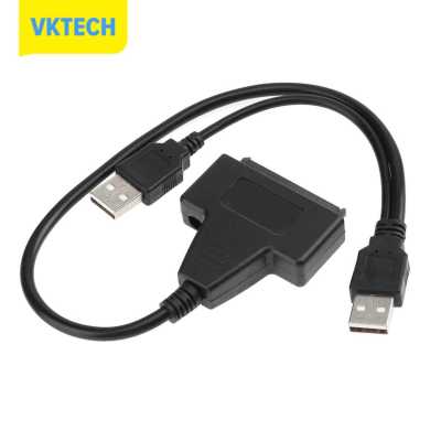 [Vktech] USB 2.0อะแดปเตอร์ซาต้าสำหรับสายแปลงสัญญาณไดรฟ์ SSD ฮาร์ดดิสก์2.5นิ้ว