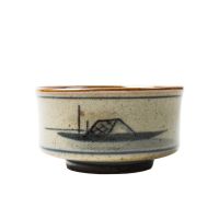 Hand Painted Cups Ceramic Opening Boat Pottery Wild Goose Tea Cup Set Teaware Bowl For Tea Ceremony Coffee Mugs River Teacup Zen